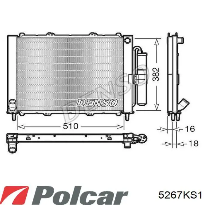Compresor de aire acondicionado 5267KS1 Polcar