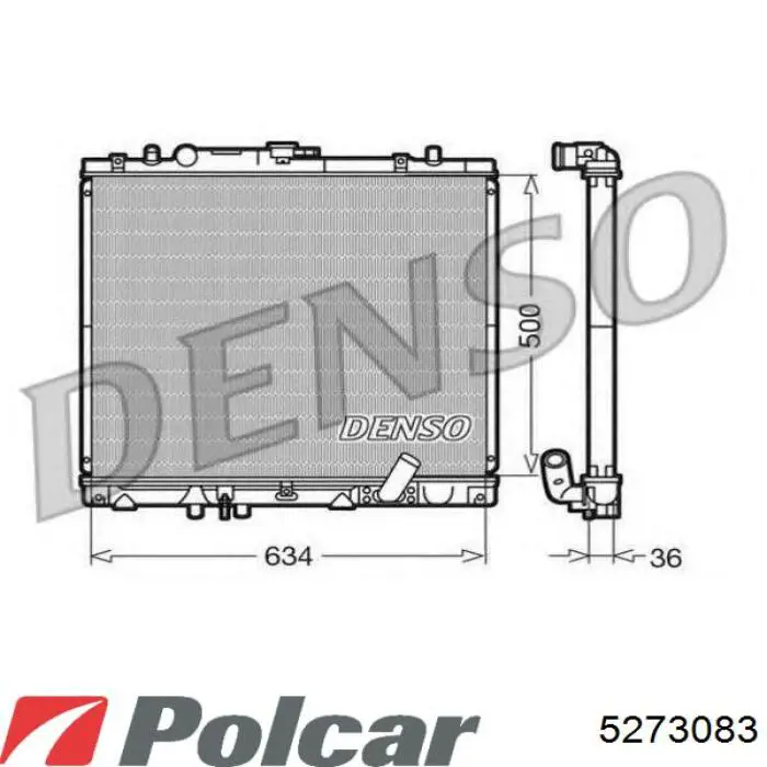 5273083 Polcar Refrigeración del motor