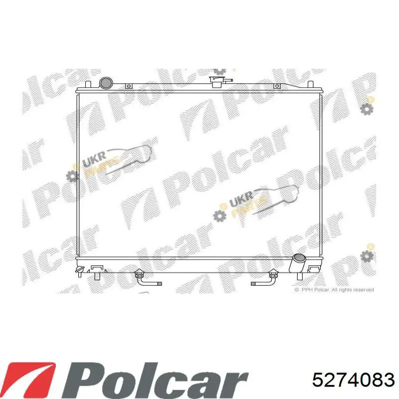Água radiador Polcar 5274083 precio, desde 159,27 EUR