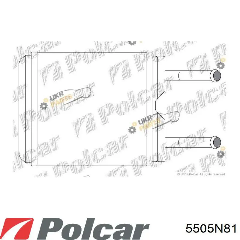 5505N8-1 Polcar radiador de calefacción