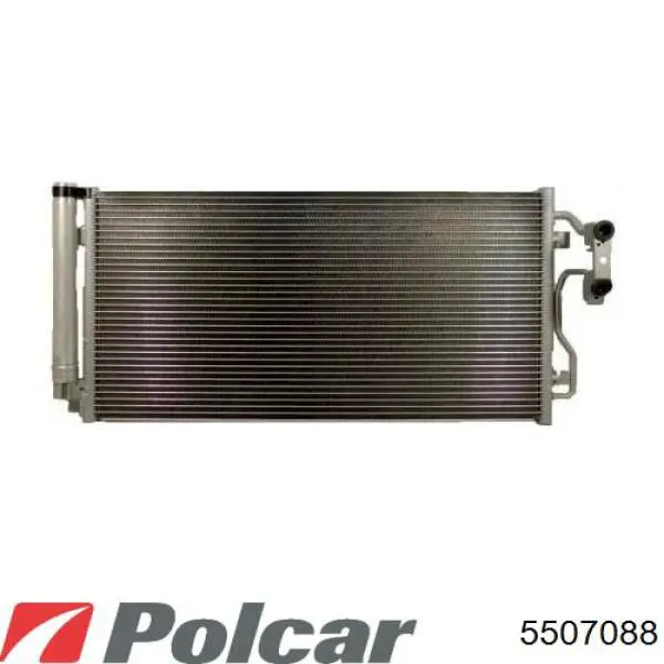 550708-8 Polcar radiador refrigeración del motor