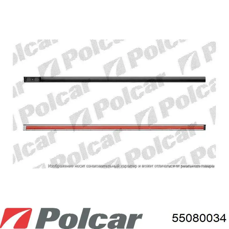 55080034 Polcar moldura de la puerta delantera derecha