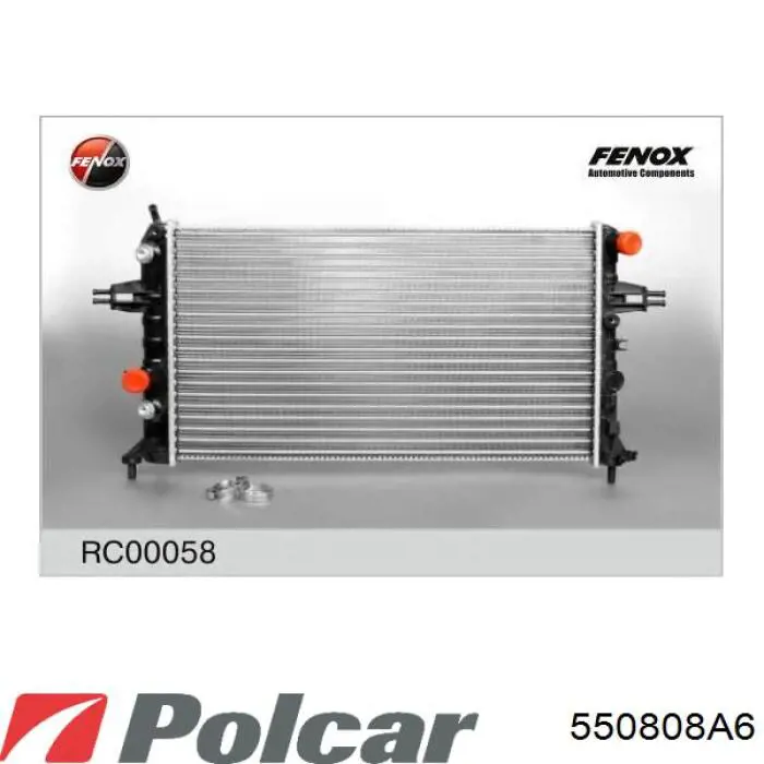 550808A6 Polcar Refrigeración del motor