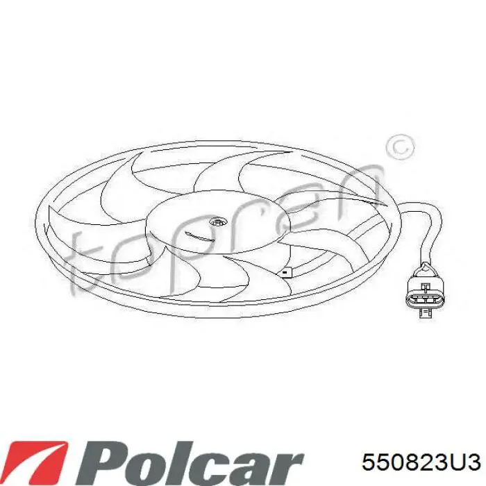 Comprar 550823U3 Polcar Ventilador del motor