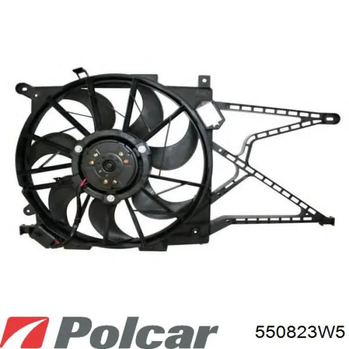 550823W5 Polcar ventilador (rodete +motor refrigeración del motor con electromotor completo)