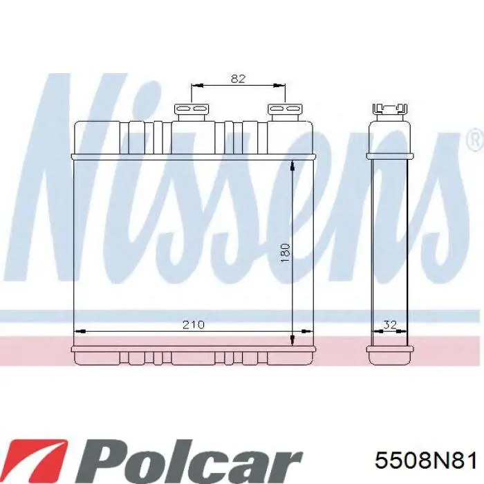 5508N8-1 Polcar radiador de calefacción