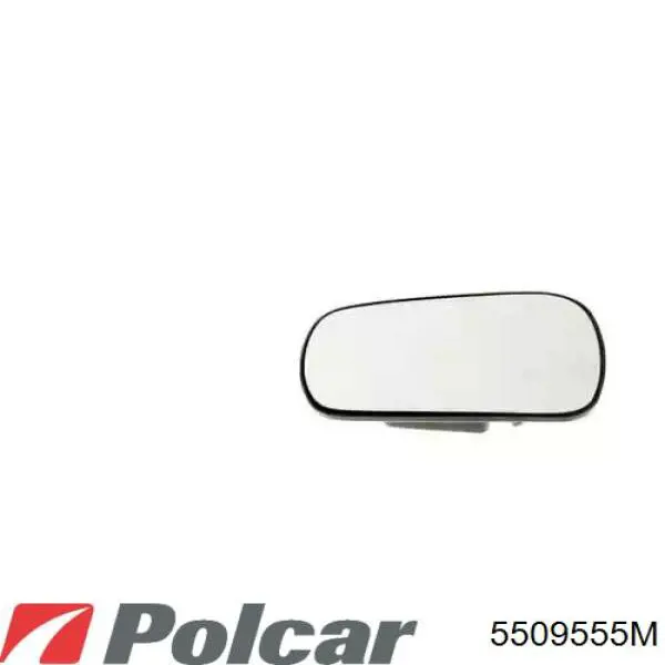 Cristal de espejo retrovisor derecho 5509555M Polcar
