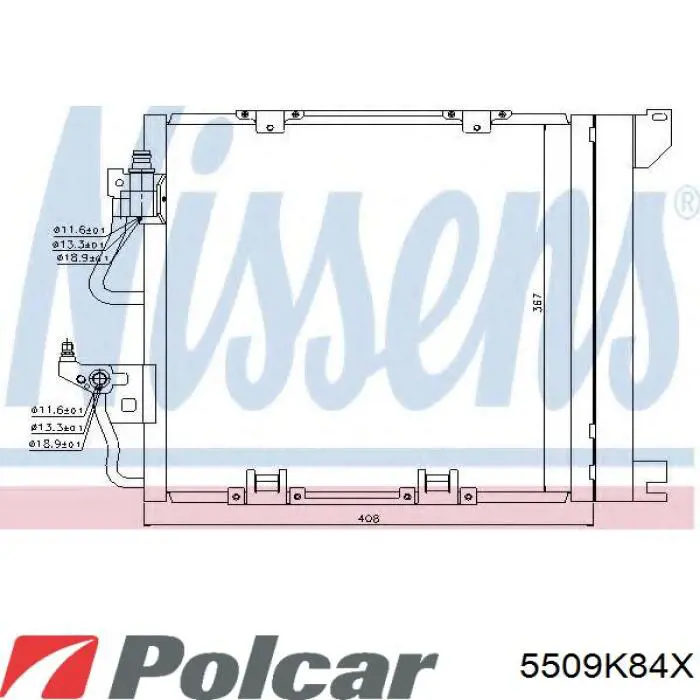 5509K84X Polcar condensador aire acondicionado