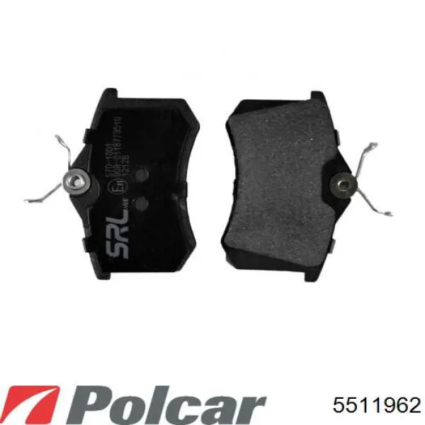 551196-2 Polcar parachoques trasero