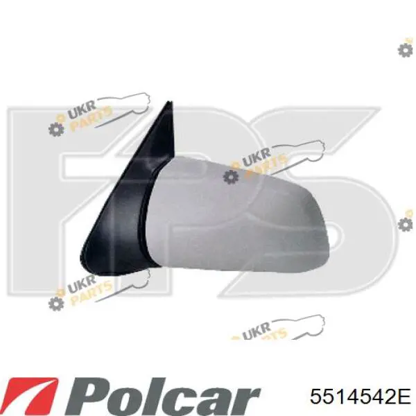 90349039 Peugeot/Citroen cristal de espejo retrovisor exterior izquierdo