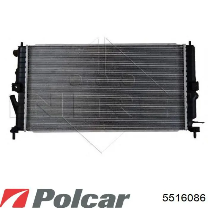 551608-6 Polcar radiador refrigeración del motor