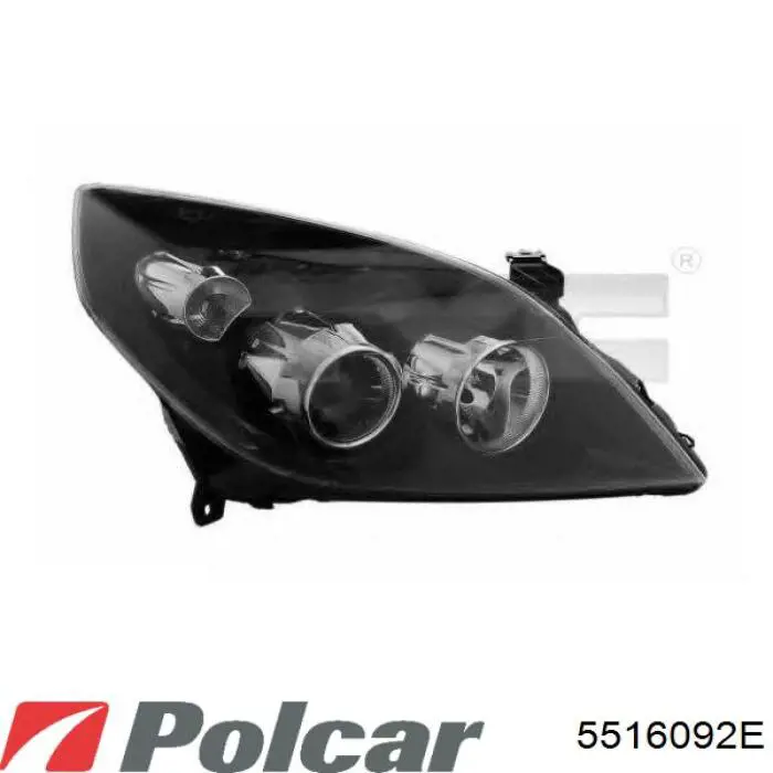 5516092E Polcar faro izquierdo