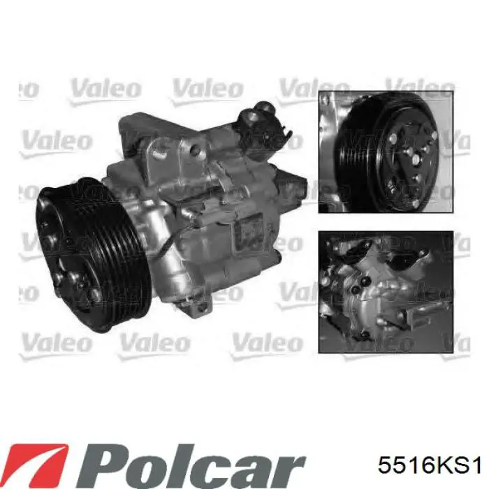 Compresor de aire acondicionado 5516KS1 Polcar