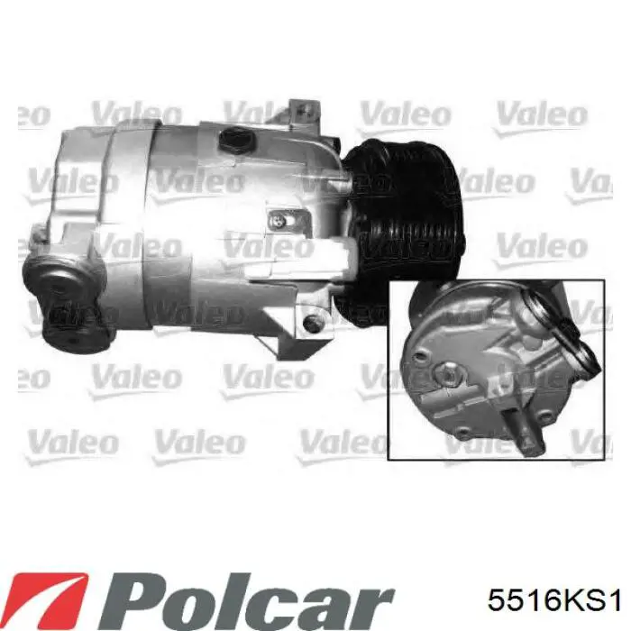 Compresor de aire acondicionado 6560701 Opel