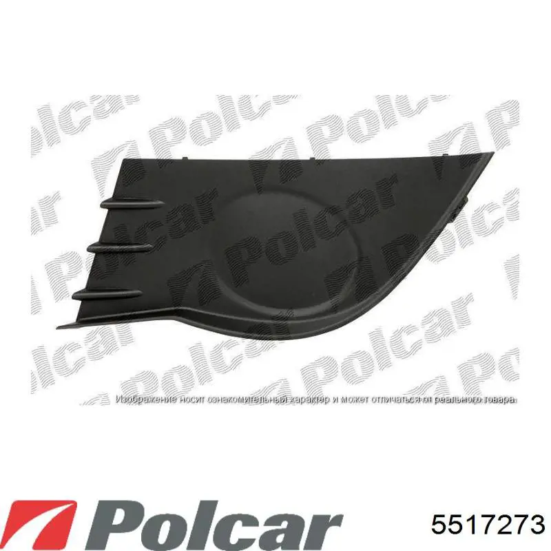 5517273 Polcar rejilla de antinieblas delantera izquierda