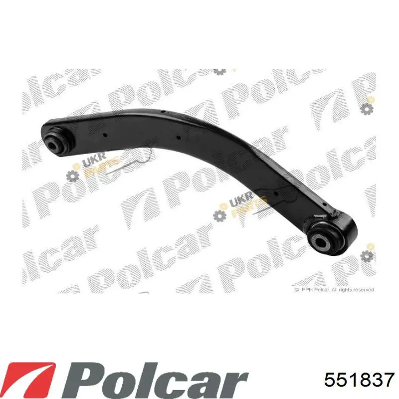 551837 Polcar Brazo inferior izquierdo de la suspensión delantera