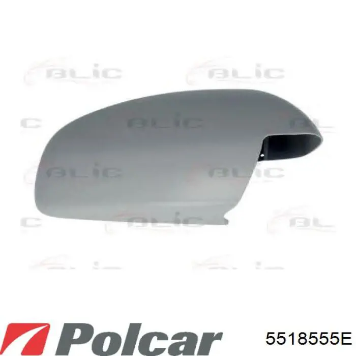 5518555E Polcar cristal de espejo retrovisor exterior derecho