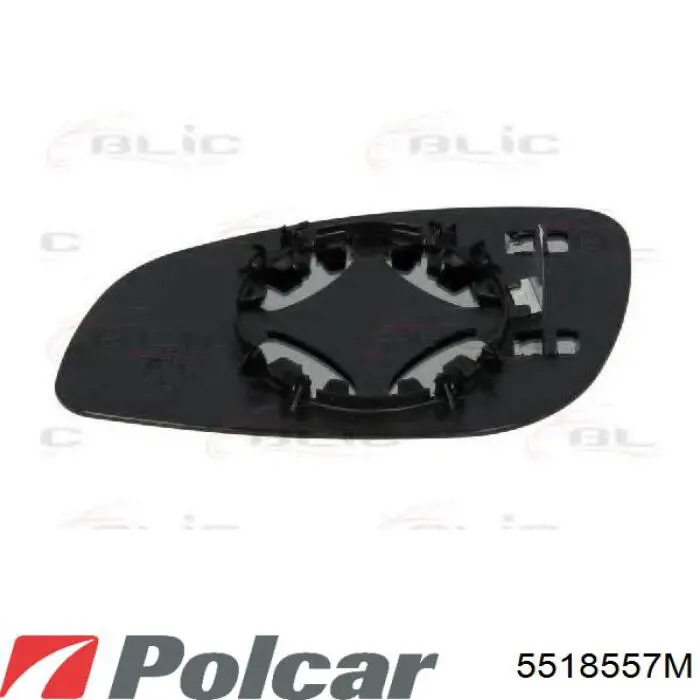 5518557M Polcar cristal de espejo retrovisor exterior derecho