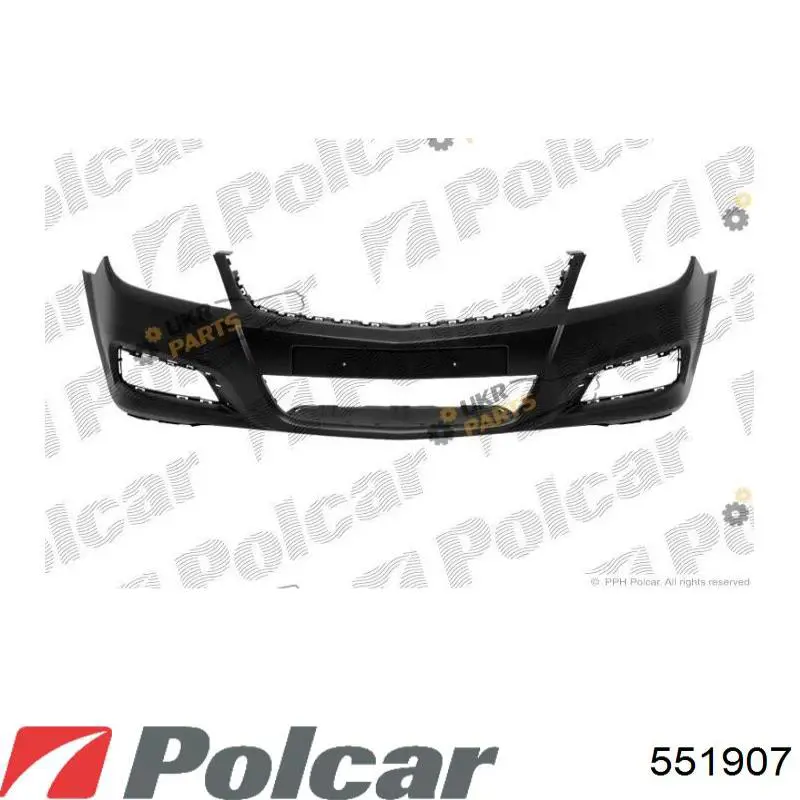 551907 Polcar Paragolpes delantero