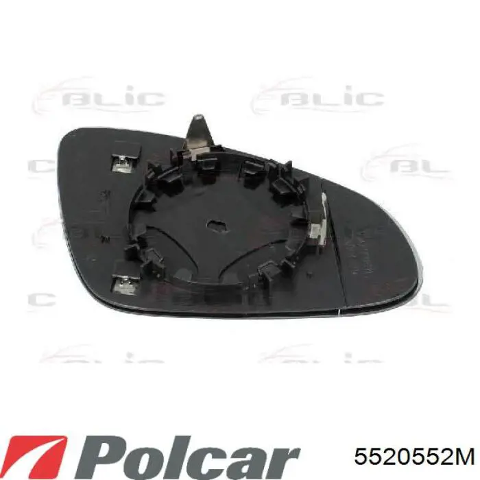 5520552M Polcar cristal de espejo retrovisor exterior derecho