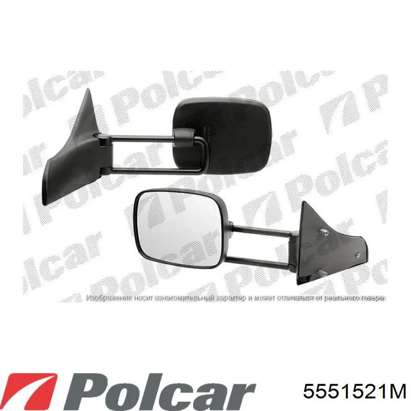 5551521m Polcar espejo retrovisor derecho