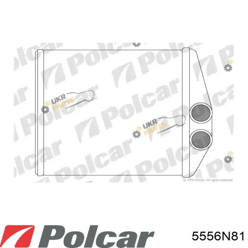5556N81 Polcar Radiador interior