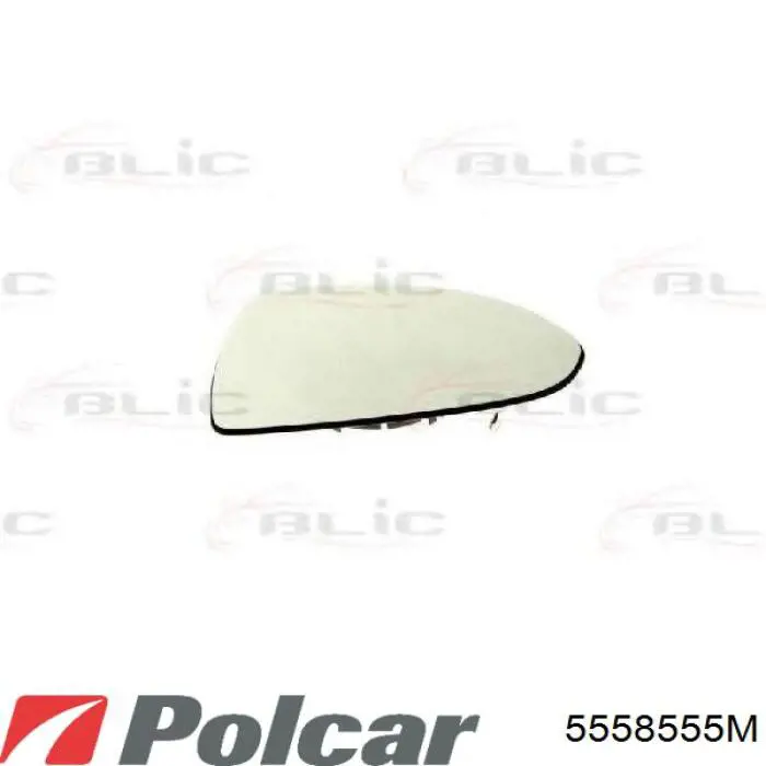 5558555M Polcar cristal de espejo retrovisor exterior derecho