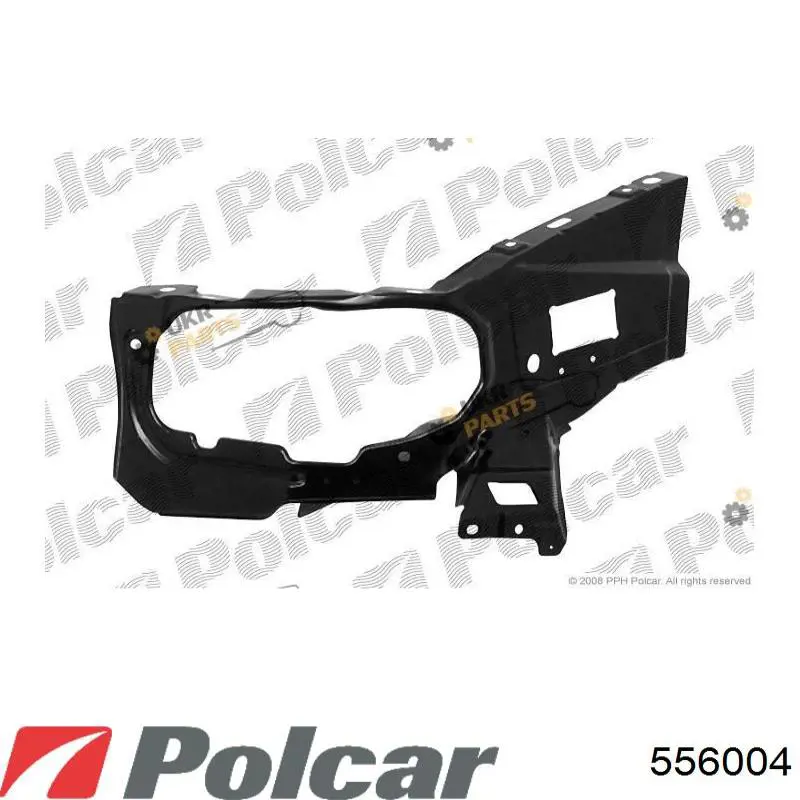 556004 Polcar soporte de radiador superior (panel de montaje para foco)