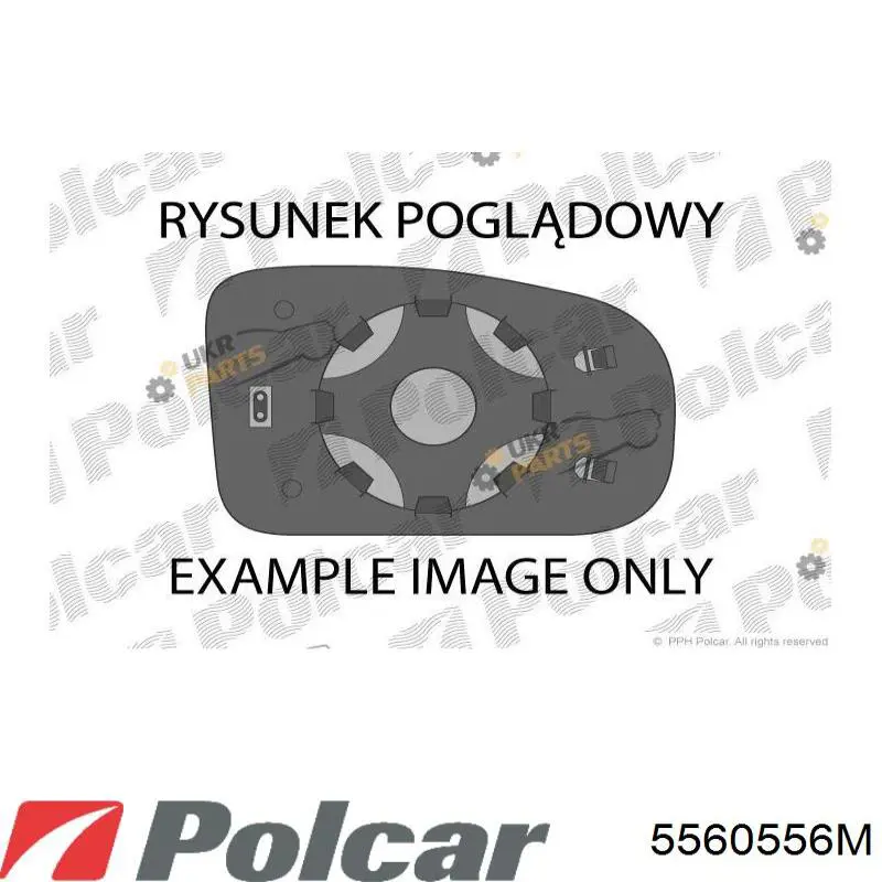 Comprar 5560556M Polcar Cristal de espejo retrovisor derecho