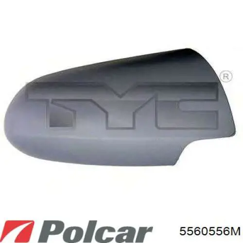 Cristal de espejo retrovisor derecho 5560556M Polcar