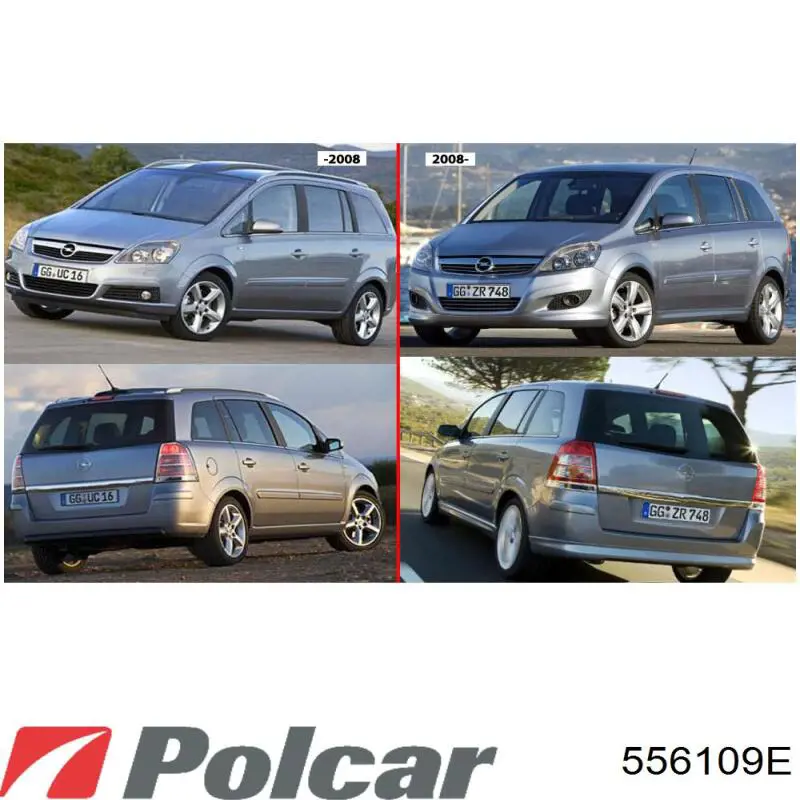 Faro izquierdo Opel Zafira A05