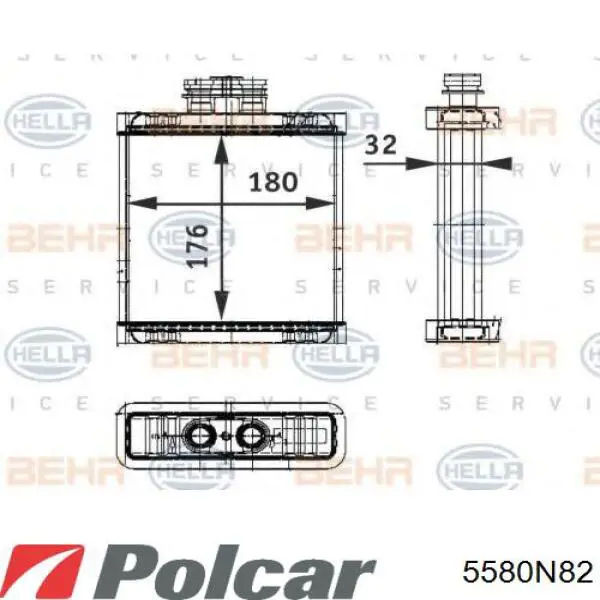 Radiador de calefacción Polcar 5580N82 precio, desde 48,12 EUR
