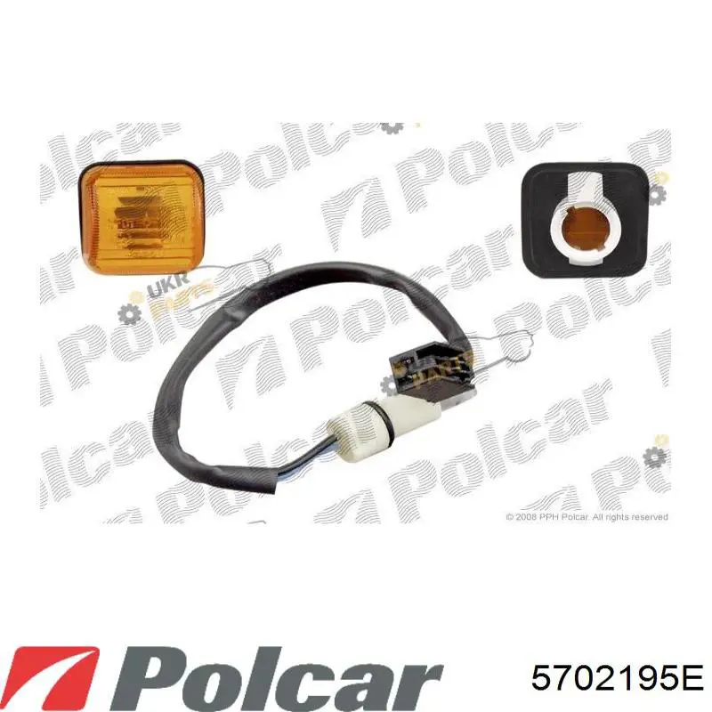 Luz intermitente de guardabarros 5702195E Polcar