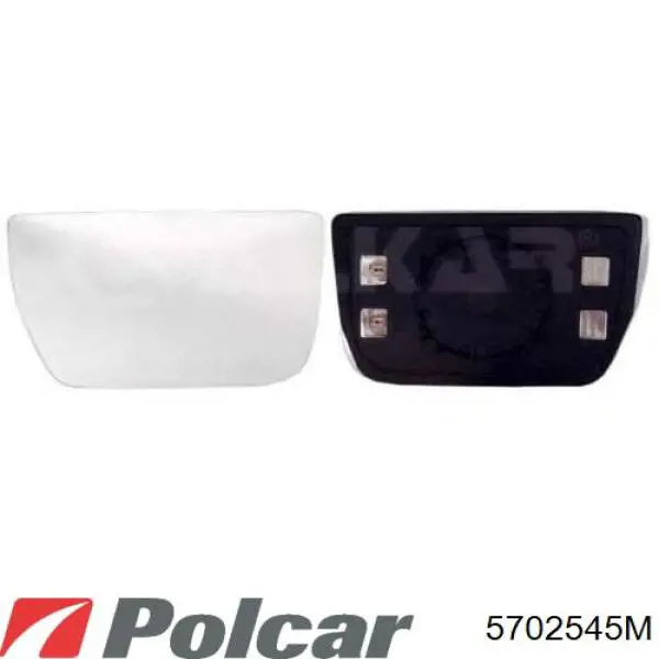 5702545M Polcar elemento para espejo retrovisor