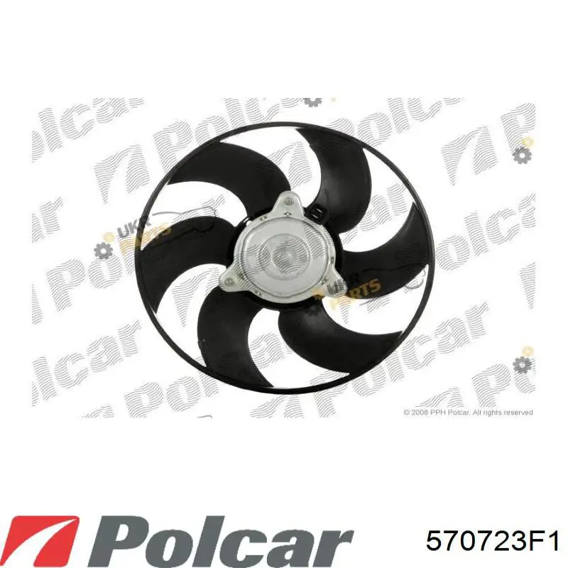 570723F1 Polcar rodete ventilador, refrigeración de motor