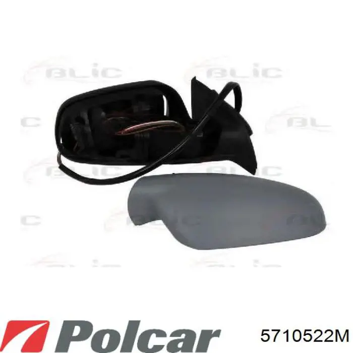 5710522M Polcar espejo retrovisor derecho