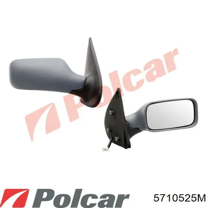 5710525M Polcar Cubierta de espejo retrovisor derecho