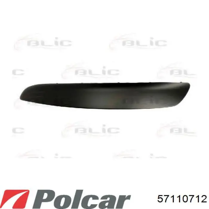 Listón embellecedor/protector, paragolpes delantero derecho Peugeot 307 (3A, 3C)