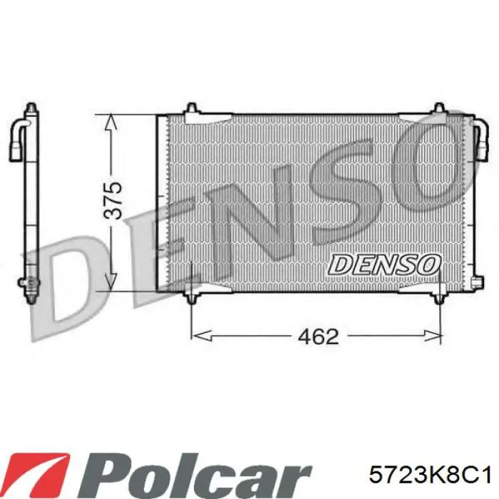 5723K8C1 Polcar condensador aire acondicionado