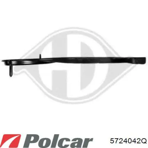 Soporte de radiador completo (panel de montaje para foco) Citroen C3 Picasso (SH)