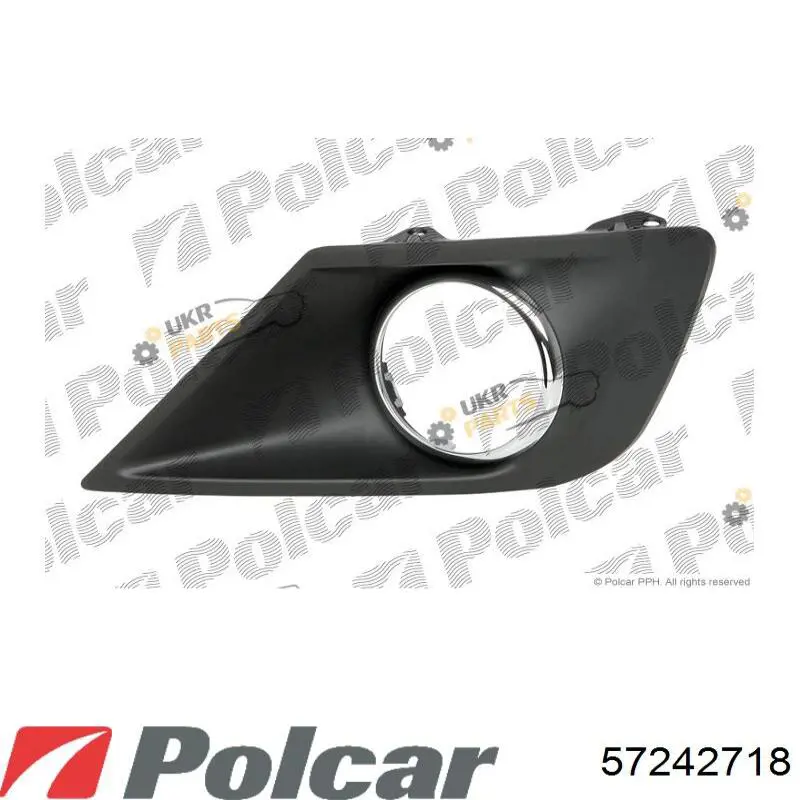 57242718 Polcar rejilla de ventilación, parachoques delantero, superior