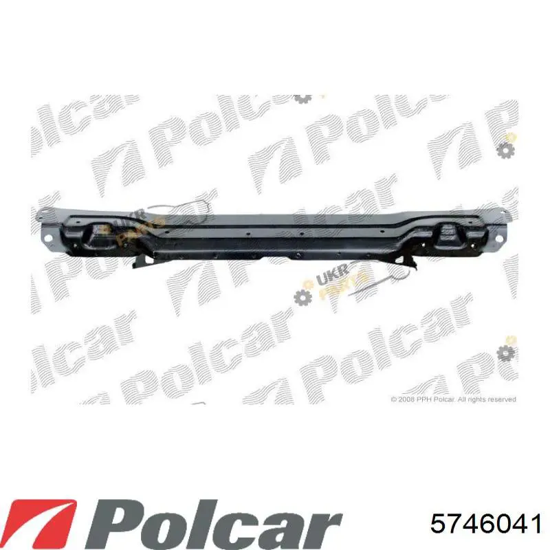 574604-1 Polcar soporte de radiador superior (panel de montaje para foco)