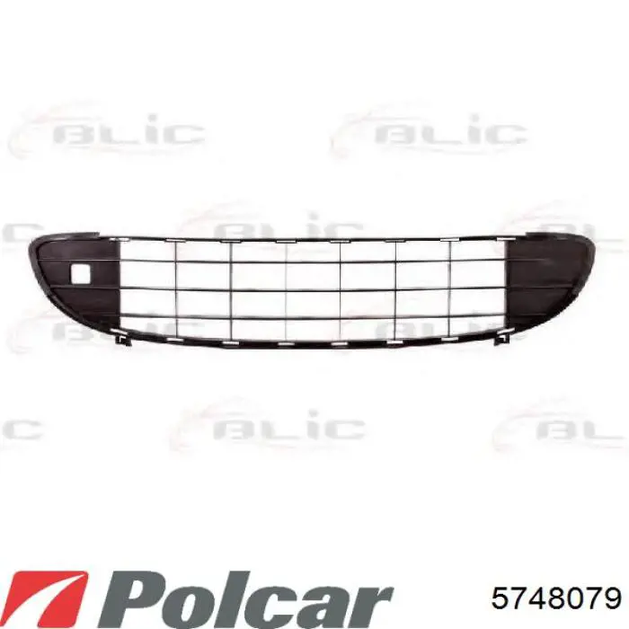 Cobertura de parachoques, enganche de remolque, delantera Peugeot 407 SW (6E)