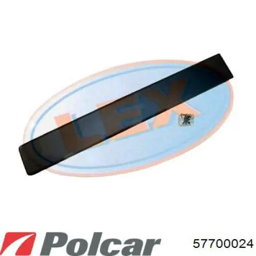 Moldura del guardabarros trasero derecho 735438349 Fiat/Alfa/Lancia