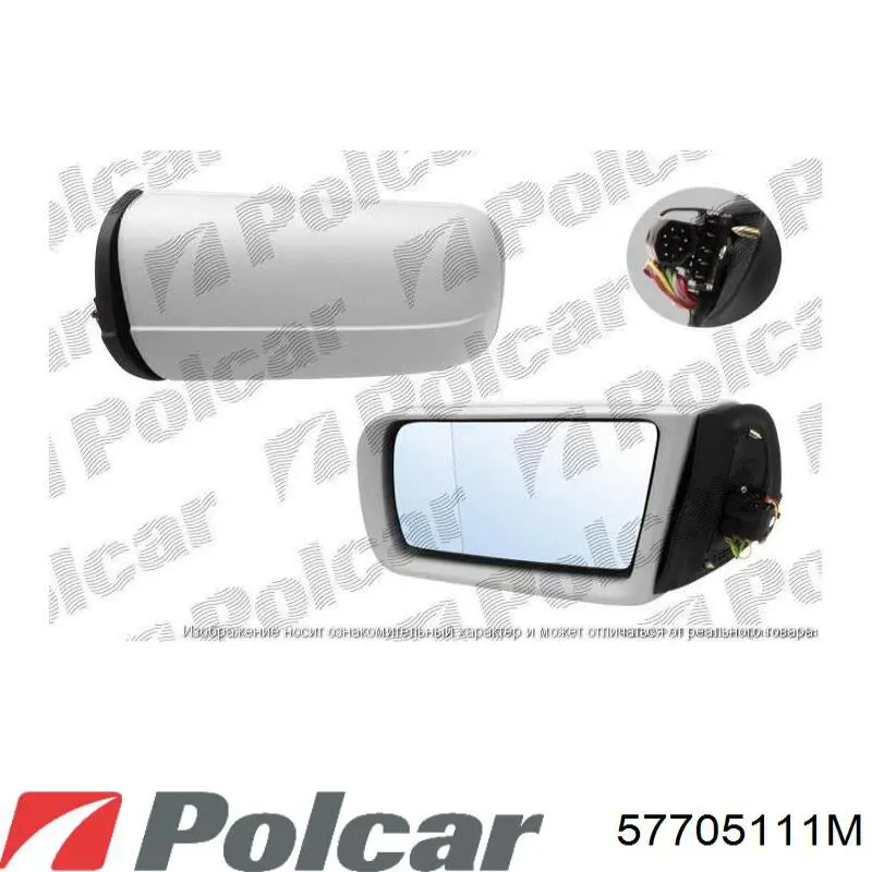 57705111M Polcar espejo retrovisor izquierdo