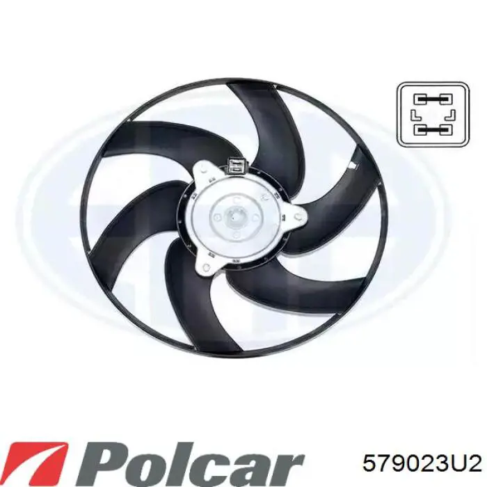 579023U2 Polcar Electroventilador del motor