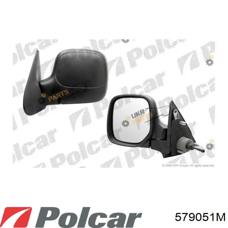 579051M Polcar Espejo retrovisor izquierdo