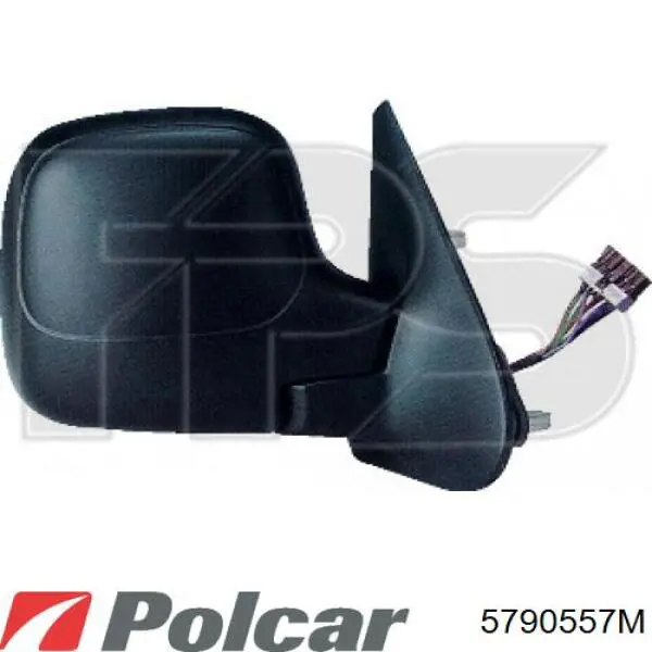 00008151W0 Peugeot/Citroen cristal de espejo retrovisor exterior derecho