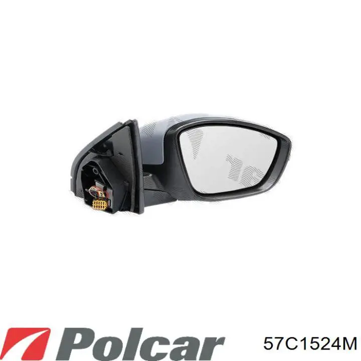 57C1524M Polcar espejo retrovisor derecho