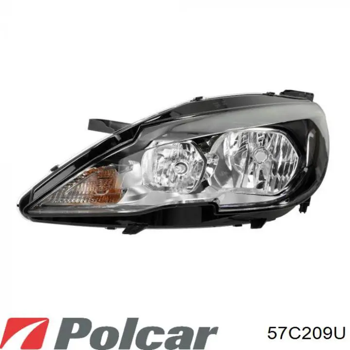 Faro izquierdo 9677523080 Peugeot/Citroen